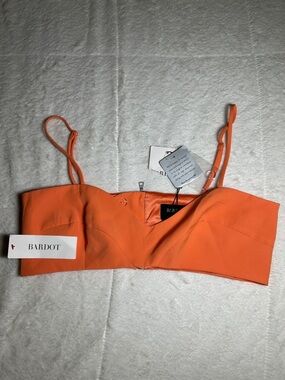 NWT Bardot Vibrant Crop Bustier Top